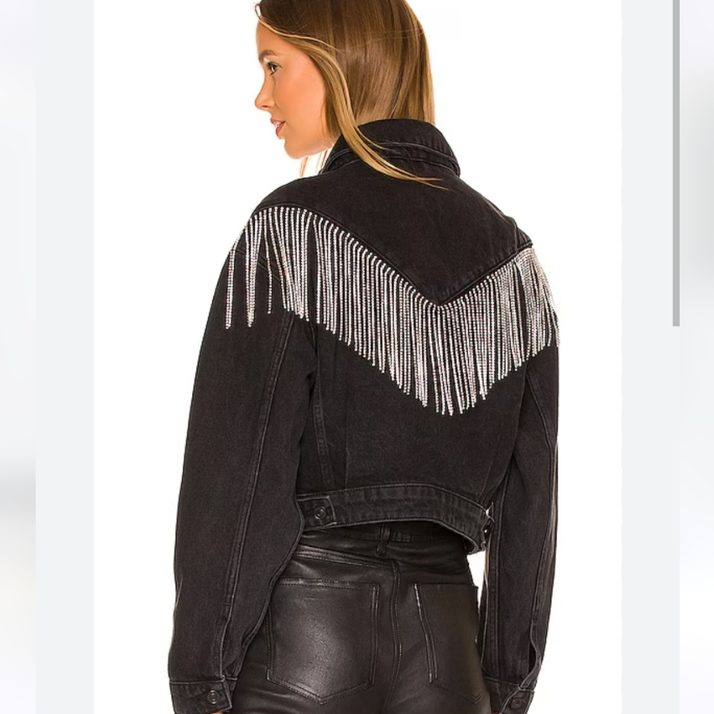 All Saints Marlene Tassel coat